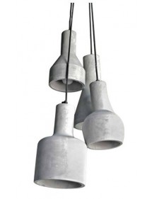Karina 4 lampa wisząca w surowej, betonowej stylizacji - Azzardo
