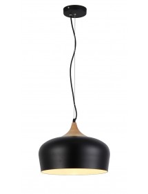 PARMA lampa wisząca z drewnianym elementem - Azzardo