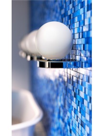 VIVIANE łazienkowy kinkiet z mlecznym kloszem w kształcie kuli - Azzardo