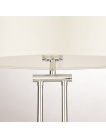 ATHENS LS lampa stołowa z białym perłowym abażurem - Cosmo Light