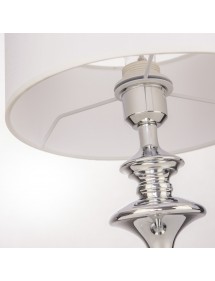 ABU DHABI LS tradycyjna lampa stołowa z materiałowym abażurem - Cosmo Light