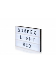 LIGHTBOX L lampa stołowa - dowolna aranżacja 96 liter i znaków - Sompex