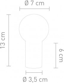 CONTRO dekoracyjna lampka na stół w 3 wersjach - Sompex