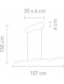 SMART LW wisząca lampa led o zminimalizowanej formie - Sompex