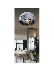 Elegancki plafon szklany z kryształkami CRYSTAL P40 - Zuma Line